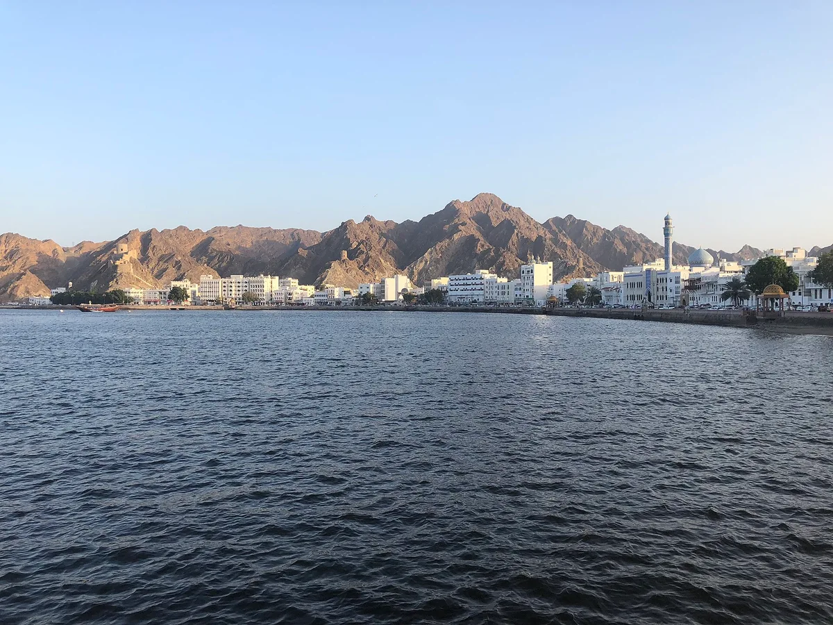 Die Uferpromenade von Mutrah in Maskat