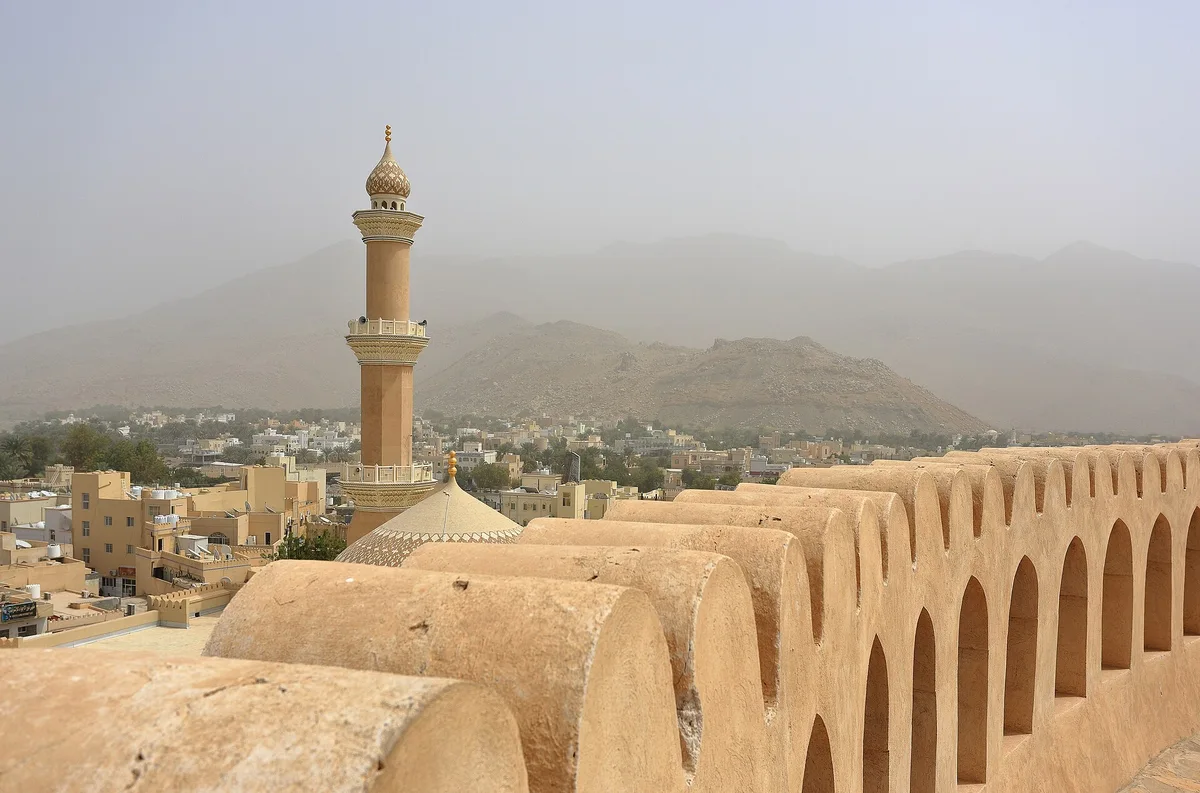Die Festung von Nizwa im Oman