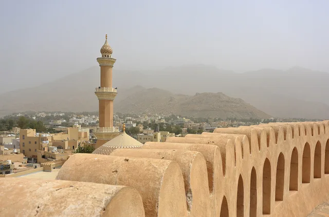 Die Festung von Nizwa im Oman